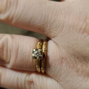 14k gold engagement ring